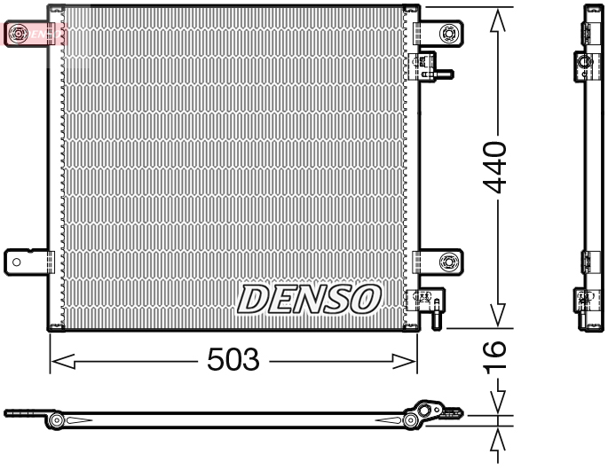 Condensator, climatizare WG2270579 WILMINK GROUP