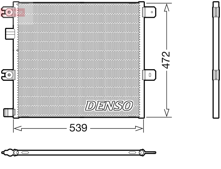 Condensator, climatizare WG2170014 WILMINK GROUP