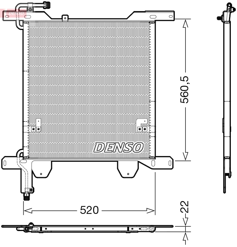 Condensator, climatizare WG2270586 WILMINK GROUP