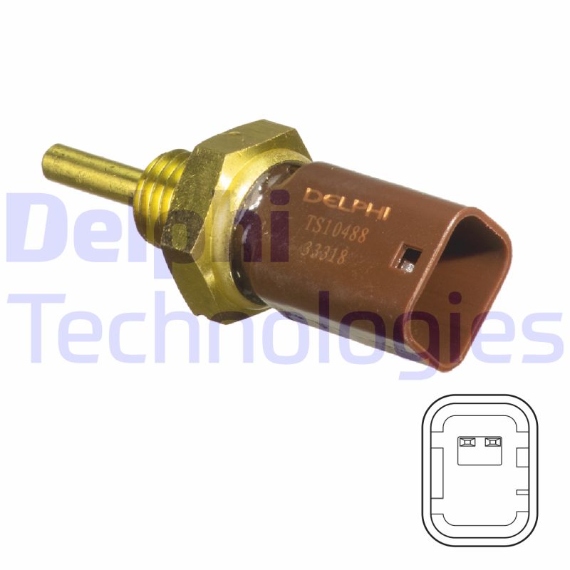 Senzor,temperatura lichid de racire WG1966999 WILMINK GROUP
