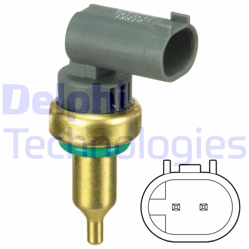 Senzor,temperatura lichid de racire WG2048187 WILMINK GROUP