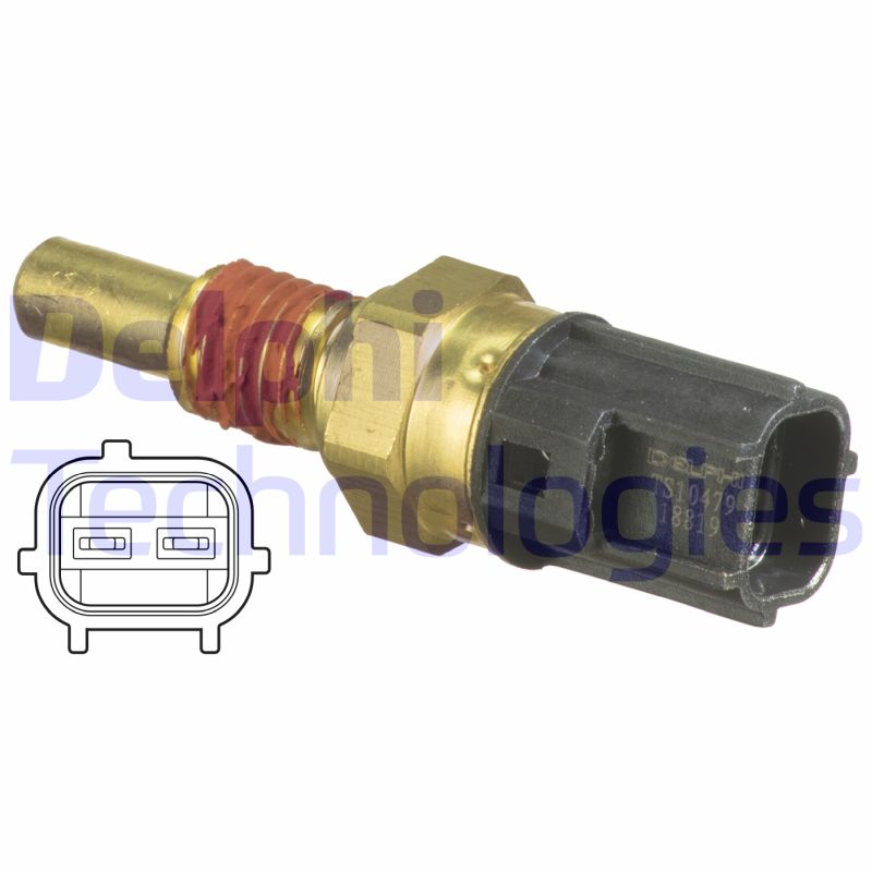 Senzor,temperatura lichid de racire WG2048185 WILMINK GROUP