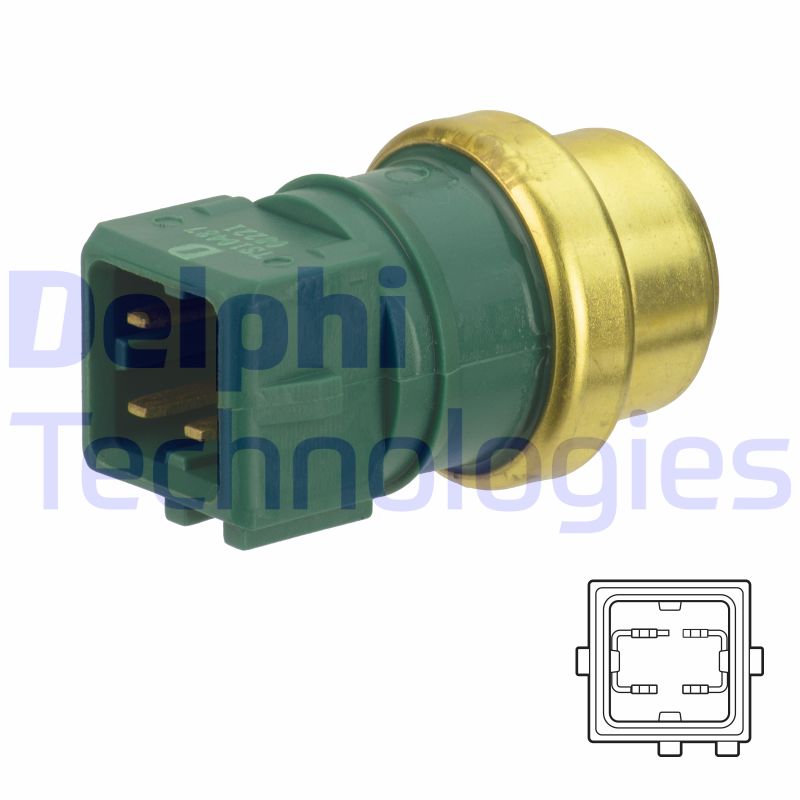 Senzor,temperatura lichid de racire WG2200696 WILMINK GROUP