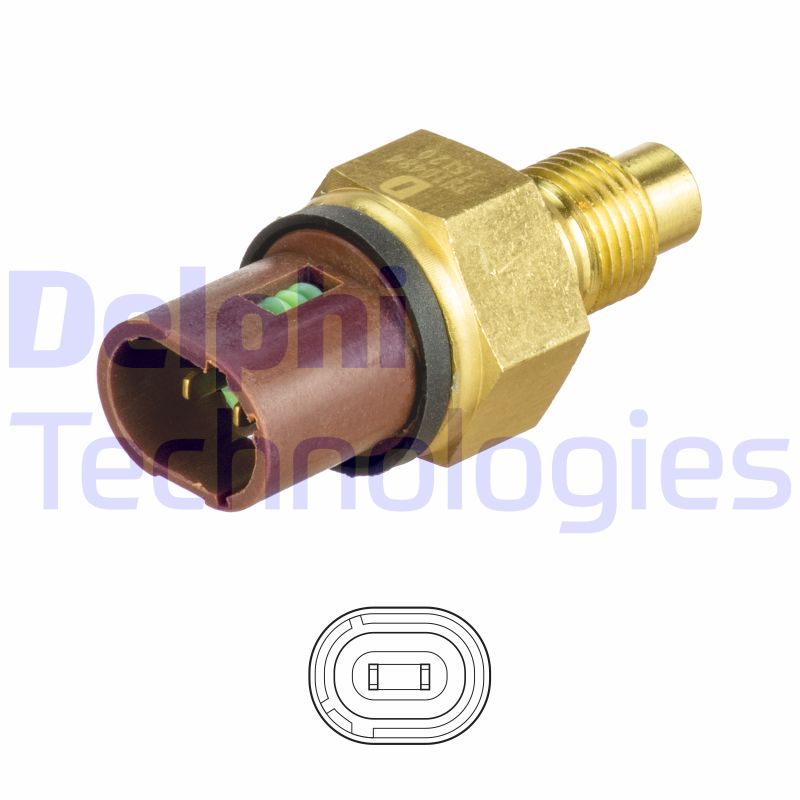 Senzor,temperatura lichid de racire WG2136608 WILMINK GROUP