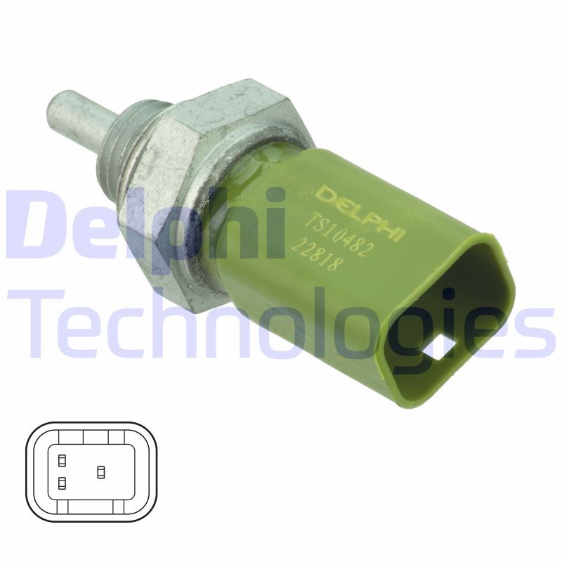 Senzor,temperatura lichid de racire WG1966998 WILMINK GROUP