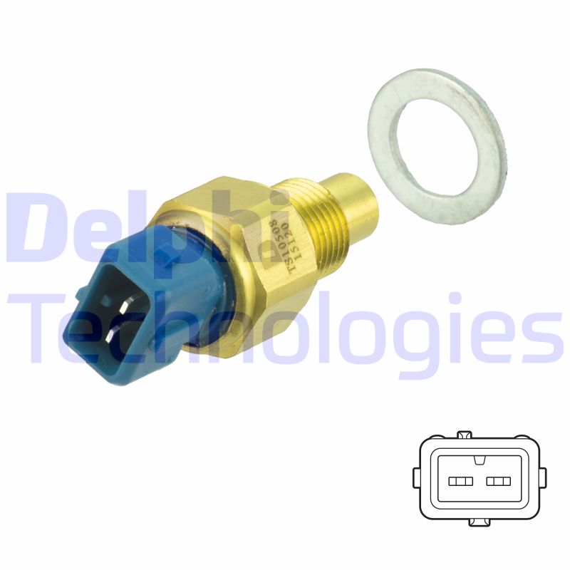 Senzor,temperatura lichid de racire WG2136612 WILMINK GROUP