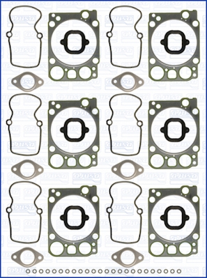 Set garnituri, chiulasa WG1453494 WILMINK GROUP