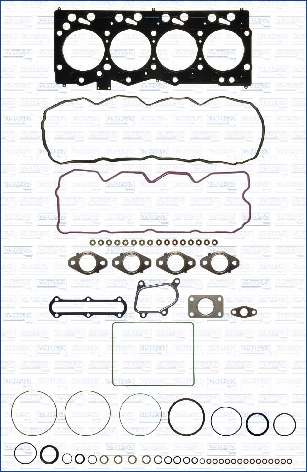 Set garnituri, chiulasa WG1753249 WILMINK GROUP