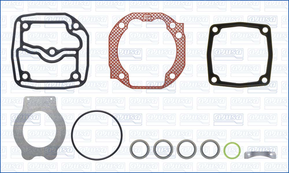Set de reparație, compresor aer comprimat WG2367522 WILMINK GROUP