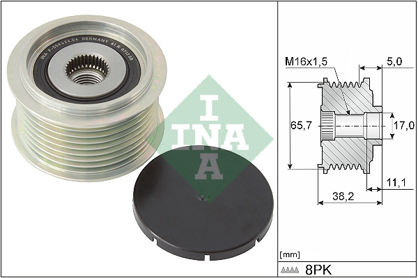 Sistem roata libera, generator WG1710204 WILMINK GROUP