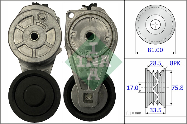 Intinzator curea, curea distributie WG2464356 WILMINK GROUP