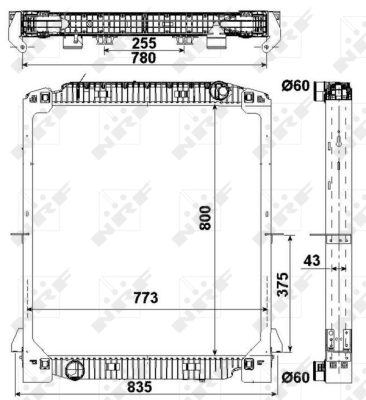 Radiator, racire motor WG1722903 WILMINK GROUP