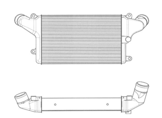 Intercooler, compresor WG1724063 WILMINK GROUP