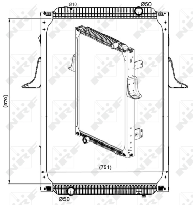 Radiator, racire motor WG1721938 WILMINK GROUP
