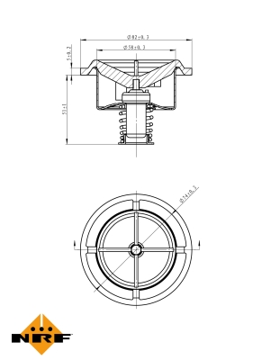 Termostat,lichid racire WG2184647 WILMINK GROUP