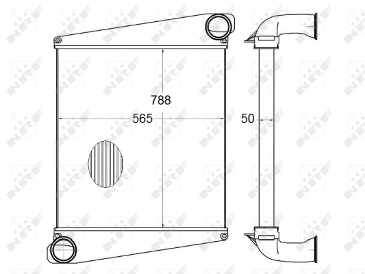 Intercooler, compresor WG1724047 WILMINK GROUP