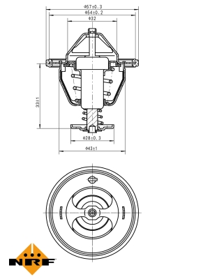 Termostat,lichid racire WG2184781 WILMINK GROUP