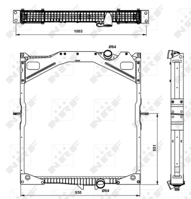 Radiator, racire motor WG1721561 WILMINK GROUP