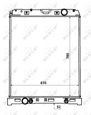 Radiator, racire motor WG1722685 WILMINK GROUP