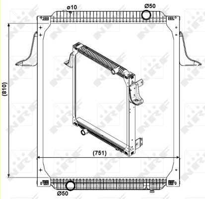 Radiator, racire motor WG1722962 WILMINK GROUP