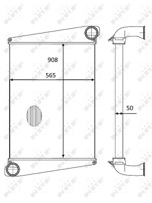 Intercooler, compresor WG1724048 WILMINK GROUP