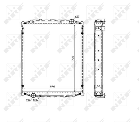Radiator, racire motor WG1721663 WILMINK GROUP