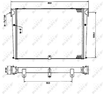Intercooler, compresor WG1724185 WILMINK GROUP