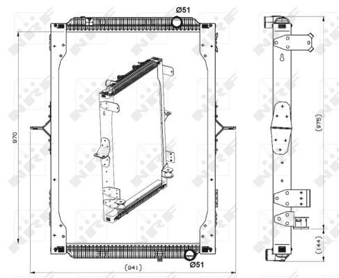 Radiator, racire motor WG1722759 WILMINK GROUP
