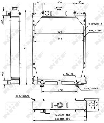 Radiator, racire motor WG1721821 WILMINK GROUP