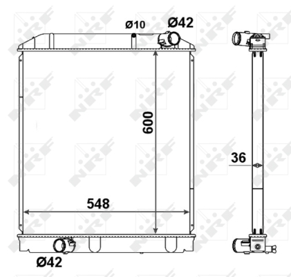 Radiator, racire motor WG1723393 WILMINK GROUP
