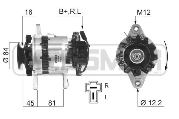 Generator / Alternator WG2012078 WILMINK GROUP