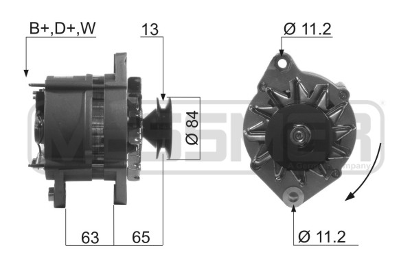 Generator / Alternator WG2011763 WILMINK GROUP
