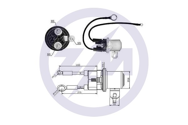 Solenoid, electromotor WG2017758 WILMINK GROUP