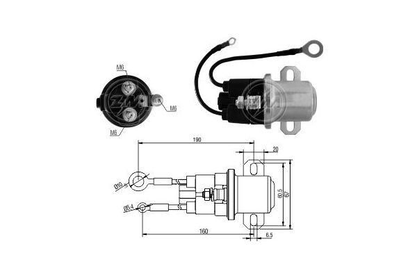 Solenoid, electromotor WG2017755 WILMINK GROUP