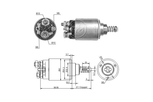 Solenoid, electromotor WG2017607 WILMINK GROUP