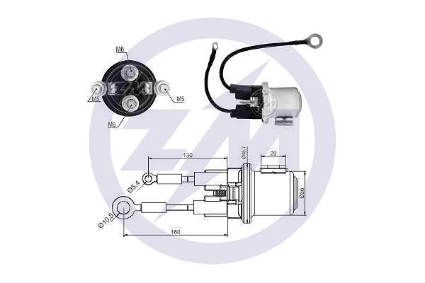 Solenoid, electromotor WG2017681 WILMINK GROUP