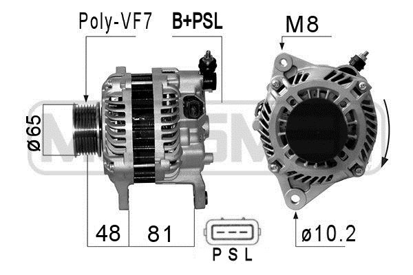 Generator / Alternator WG2012295 WILMINK GROUP