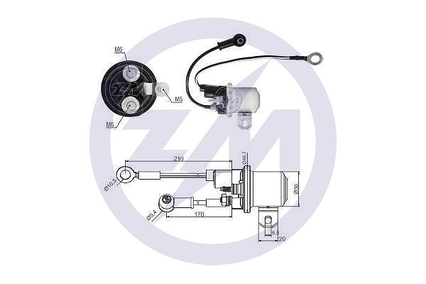 Solenoid, electromotor WG2017571 WILMINK GROUP
