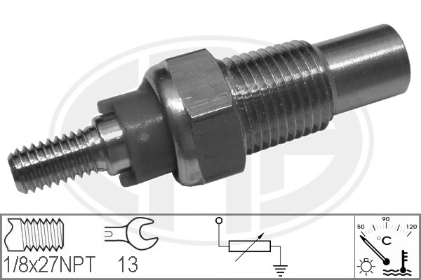 Senzor,temperatura lichid de racire WG1492404 WILMINK GROUP