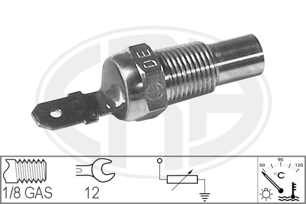 Senzor,temperatura lichid de racire WG1492402 WILMINK GROUP