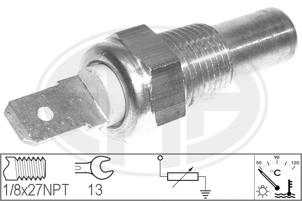 Senzor,temperatura lichid de racire WG1492399 WILMINK GROUP