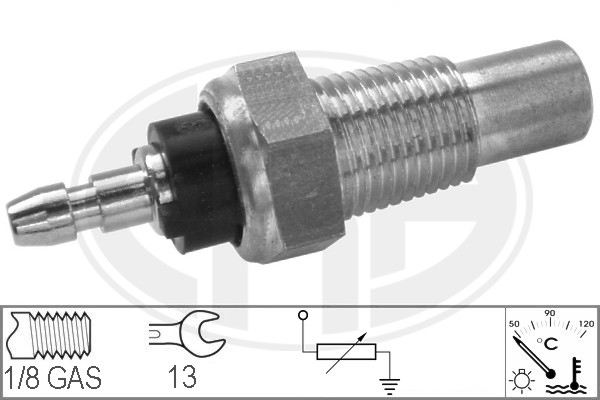 Senzor,temperatura lichid de racire WG1492398 WILMINK GROUP