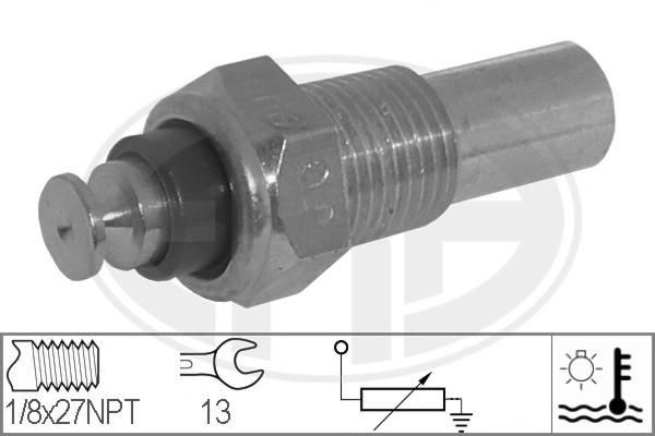 Senzor,temperatura lichid de racire WG1492392 WILMINK GROUP