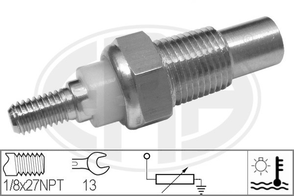 Senzor,temperatura lichid de racire WG1492391 WILMINK GROUP