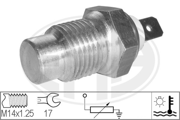 Senzor,temperatura lichid de racire WG1492389 WILMINK GROUP