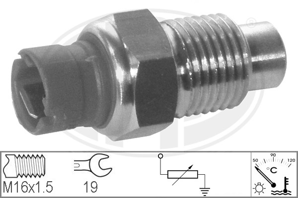Senzor,temperatura lichid de racire WG1492385 WILMINK GROUP