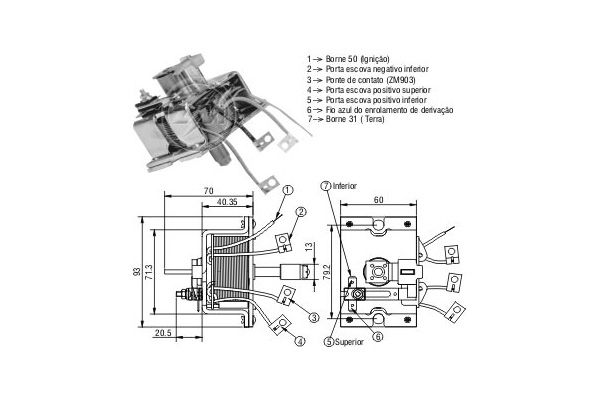 Solenoid, electromotor WG2018270 WILMINK GROUP