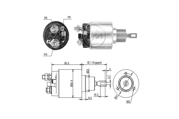 Solenoid, electromotor WG2018093 WILMINK GROUP