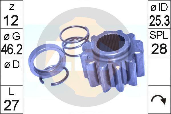 Pinion electromotor WG2018326 WILMINK GROUP