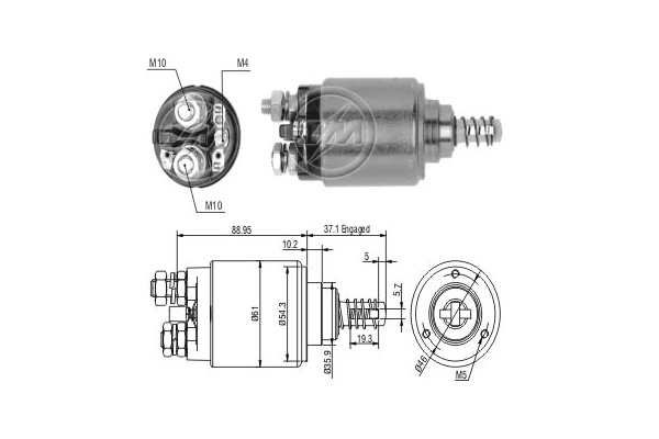 Solenoid, electromotor WG2018164 WILMINK GROUP